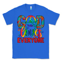 True Royal LGBTQ+ God Loves Everyone Classic Tee - BundleAndBundleShop