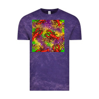Cloud Purple Mardi Gras Lobster Seamless Pattern Vintage Tee - BundleAndBundleShop