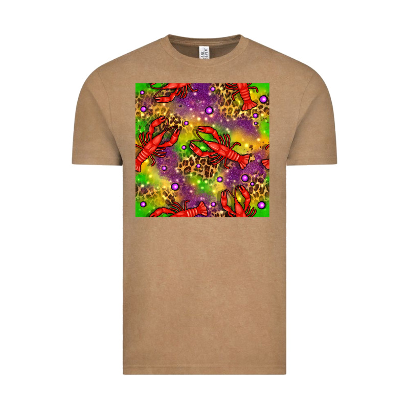 Mardi Gras Lobster Seamless Pattern Vintage Tee by BundleAndBundleShop | Teevron