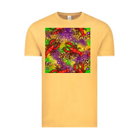 Vintage Mustard Mardi Gras Lobster Seamless Pattern Vintage Tee - BundleAndBundleShop