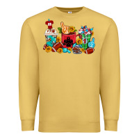 Antique Gold Coffee And American Football Coffee Cups Premium Sweatshirt - FaDigitalArtStudio
