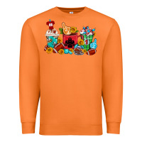 Carrot Coffee And American Football Coffee Cups Premium Sweatshirt - FaDigitalArtStudio