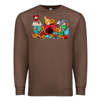 Chestnut Coffee And American Football Coffee Cups Premium Sweatshirt - FaDigitalArtStudio