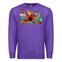 Purple Coffee And American Football Coffee Cups Premium Sweatshirt - FaDigitalArtStudio