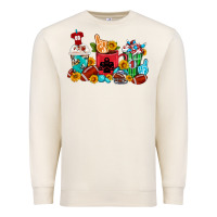 Sandshell Coffee And American Football Coffee Cups Premium Sweatshirt - FaDigitalArtStudio