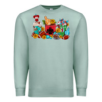 Seafoam Coffee And American Football Coffee Cups Premium Sweatshirt - FaDigitalArtStudio
