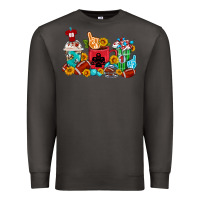 Smoke Coffee And American Football Coffee Cups Premium Sweatshirt - FaDigitalArtStudio