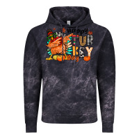 Cloud Black happy turkey day Vintage Hoodie - MaliasSmallBusiness