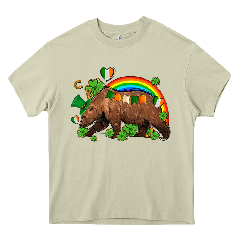 St Patricks Bear Ado Heavy Core Tee by AdoDesignShop | Teevron
