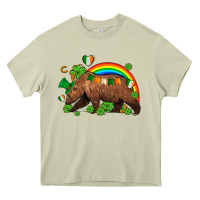 Mossy st patricks bear ado Heavy Core Tee - AdoDesignShop