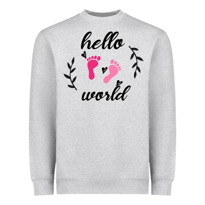 Hello World Heavyweight Sweatshirt by Bettercallsaul | Teevron