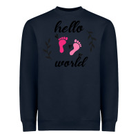 Navy Hello world Heavyweight Sweatshirt - Bettercallsaul