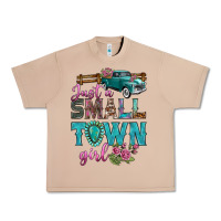 Burro Just A Small Town Girl With Truck Urban Heavy Tee - BundleAndBundleShop