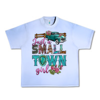 Grape Ice Just A Small Town Girl With Truck Urban Heavy Tee - BundleAndBundleShop