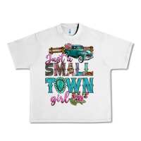 Lunar Rock Just A Small Town Girl With Truck Urban Heavy Tee - BundleAndBundleShop