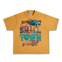 Peanut Butter Just A Small Town Girl With Truck Urban Heavy Tee - BundleAndBundleShop