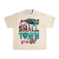 Sandshell Just A Small Town Girl With Truck Urban Heavy Tee - BundleAndBundleShop