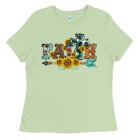Matcha western faith arrow sunflowers Ladies Tee - BarkalooDesign