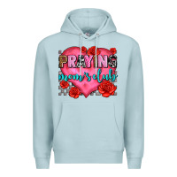 Blue Mist praying moms club olivia Premium Hoodie - OliviaCreatesArt