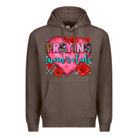 Coffee praying moms club olivia Premium Hoodie - OliviaCreatesArt