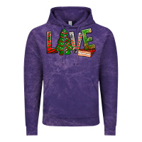 Cloud Purple Love Christmas tree cake Vintage Hoodie - NancyCooperArtShop