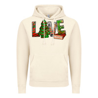 Vintage Artic Love Christmas tree cake Vintage Hoodie - NancyCooperArtShop