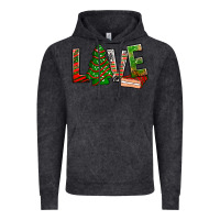 Love Christmas Tree Cake Vintage Hoodie | Teevron
