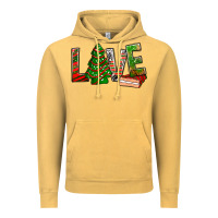 Vintage Mustard Love Christmas tree cake Vintage Hoodie - NancyCooperArtShop
