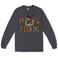 Smoke Christmas Dog Mom Long Sleeve Tee - RanaPortraitStore