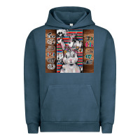 Pigment Midnight Navy happy easter Urban Hoodie - CowhideDigitalArt