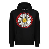 Black daisy Premium Hoodie - JahusDesignShop