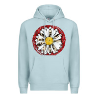 Blue Mist daisy Premium Hoodie - JahusDesignShop