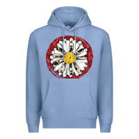 Colony Blue daisy Premium Hoodie - JahusDesignShop
