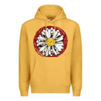 Mustard daisy Premium Hoodie - JahusDesignShop