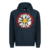 Navy daisy Premium Hoodie - JahusDesignShop