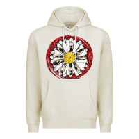 Oatmeal Heather daisy Premium Hoodie - JahusDesignShop