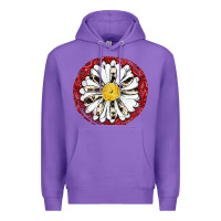 Purple daisy Premium Hoodie - JahusDesignShop