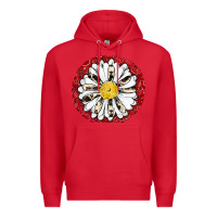 Red daisy Premium Hoodie - JahusDesignShop
