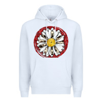 White daisy Premium Hoodie - JahusDesignShop