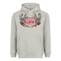 Moon Dust Happy Valentine's Day skeleton hands Heavyweight Hoodie - FaDigitalArtStudio
