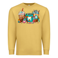 Antique Gold Dentist Coffee Cups Premium Sweatshirt - FaDigitalArtStudio