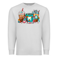 Dove Grey Dentist Coffee Cups Premium Sweatshirt - FaDigitalArtStudio
