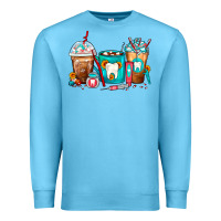 Ocean Blue Dentist Coffee Cups Premium Sweatshirt - FaDigitalArtStudio