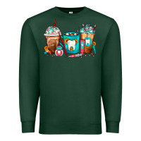Sports Green Dentist Coffee Cups Premium Sweatshirt - FaDigitalArtStudio