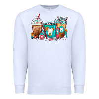 White Dentist Coffee Cups Premium Sweatshirt - FaDigitalArtStudio