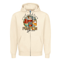Sandshell just a girl who loves pumpkin spice Zipper Hoodie - CowGirlArtShop