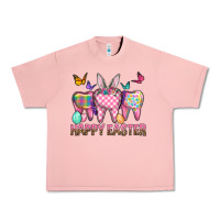 Salmon Happy Easter Dental And Egg Urban Heavy Tee - BundleAndBundleShop