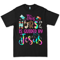 Black this nurse is guided by jesus Premium Tee - JahusDesignShop