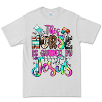 Dove Grey this nurse is guided by jesus Premium Tee - JahusDesignShop