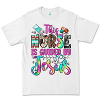 White this nurse is guided by jesus Premium Tee - JahusDesignShop